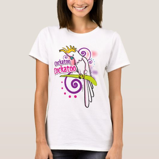 Tシャツの鳥のオウム Tシャツ (正面)