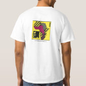 Tシャツの黒いランディIdi Amin Dangerhouseの白 Tシャツ (裏面)