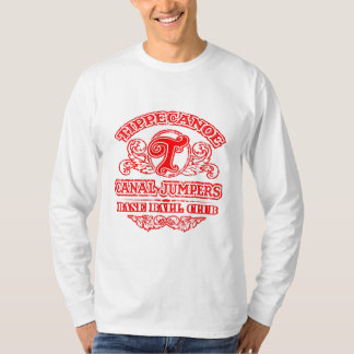 Tシャツの(長袖) -レトロのロゴのワイシャツ Tシャツ