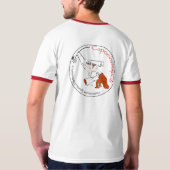 TシャツのbordoのrossoのロゴSchiena Tシャツ (裏面フル)
