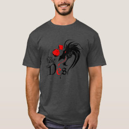 Tシャツのfoncé - Rôleのles Dés -暗いTシャツ Tシャツ