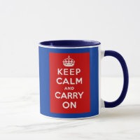 TシャツのKeep Calm and Carry Onのイギリスポスター