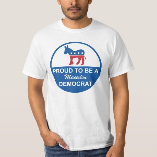 TシャツのMacedon Dems 2 Tシャツ (正面)