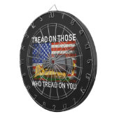 TシャツのRoを踏む者を踏みクラシックつける ダーツボード (正面右)