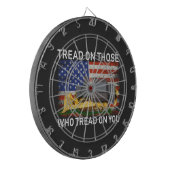 TシャツのRoを踏む者を踏みクラシックつける ダーツボード (正面左)