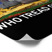 TシャツのRoを踏む者を踏みクラシックつける ポスター (角)