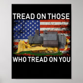 TシャツのRoを踏む者を踏みクラシックつける ポスター (正面)