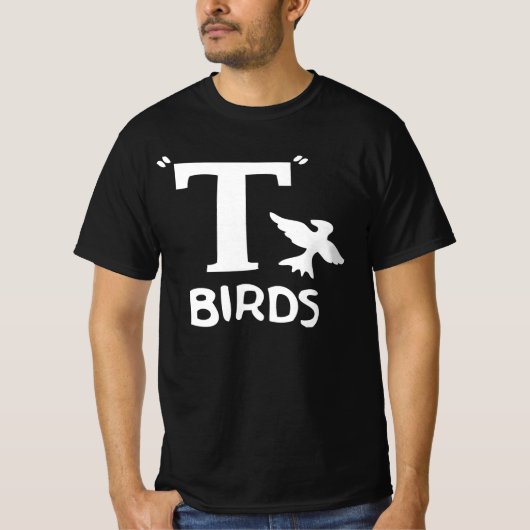 TシャツのT鳥デザイン Tシャツ (正面)
