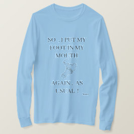 TシャツのThat おもしろい ：口の足 Tシャツ