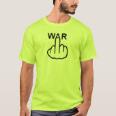 TシャツのVネック戦争は恐ろしい Tシャツ (正面)