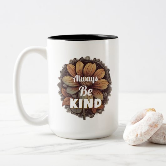 Tシャツはいつも優しい ツートーンマグカップ (ドーナツ)