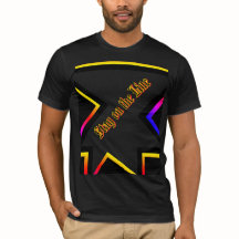 Tシャツはライン上に留まって