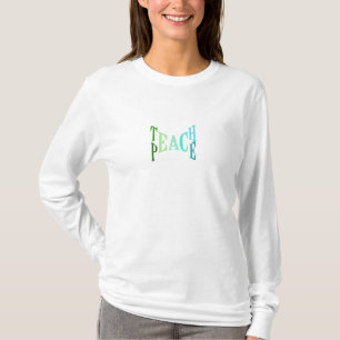 Tシャツは平和を教えます Tシャツ