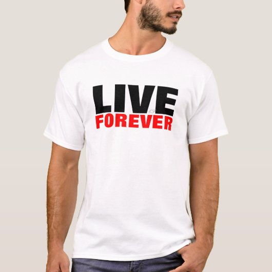 Tシャツは永久に住んでいます Tシャツ (正面)