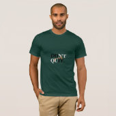 Tシャツは自分ではやめない Tシャツ (正面フル)