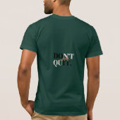Tシャツは自分ではやめない Tシャツ (裏面)