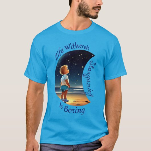 Tシャツは「無気力な生活は退屈」 Tシャツ (正面)