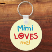 Tシャツやギフトが大好きミミ キーホルダー (正面)
