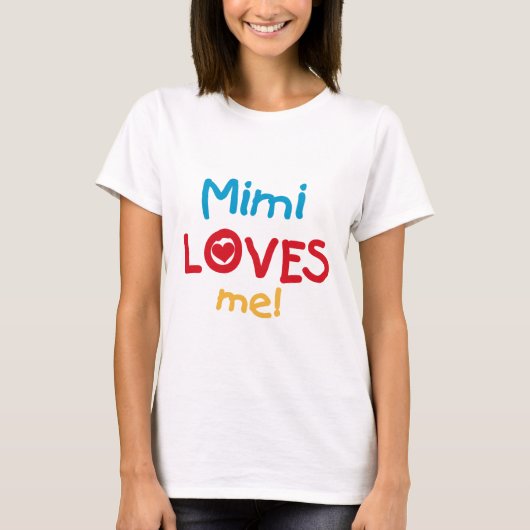Tシャツやギフトが大好きミミ Tシャツ (正面)