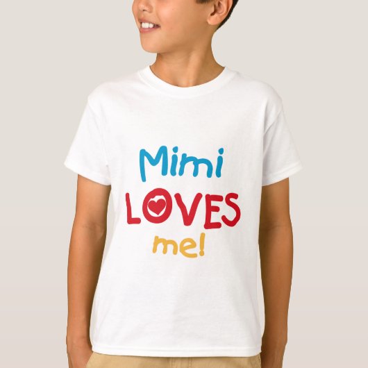 Tシャツやギフトが大好きミミ Tシャツ (正面)