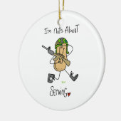 Tシャツやギフトのサービスに関する話題 セラミックオーナメント (左)