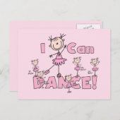 Tシャツやギフトは踊れる ポストカード (正面/裏面)