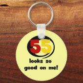 Tシャツやギフトは55枚目に似合う キーホルダー (正面)