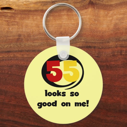 Tシャツやギフトは55枚目に似合う キーホルダー (正面)