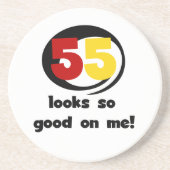 Tシャツやギフトは55枚目に似合う コースター (正面)