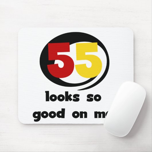 Tシャツやギフトは55枚目に似合う マウスパッド (マウス)