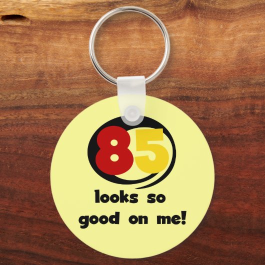 Tシャツやギフトは85枚目に似合う キーホルダー (正面)