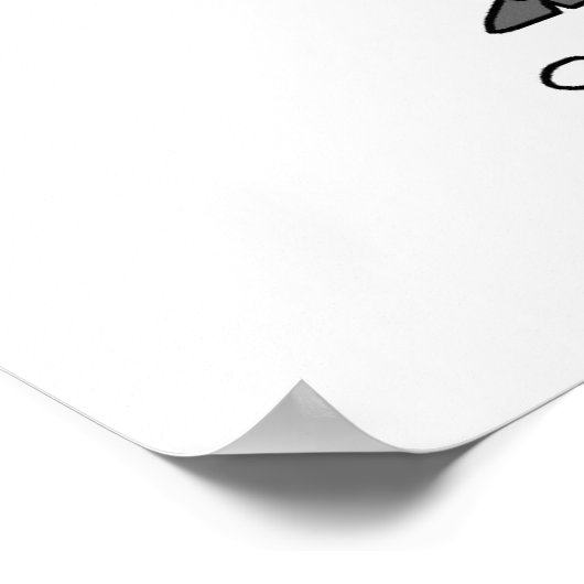 Tシャツやギフトを歌うことについて ポスター (角)