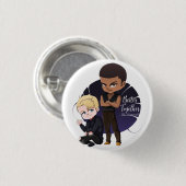 Tシャツより良いTシャツからRioとCaden 缶バッジ (正面&裏面)