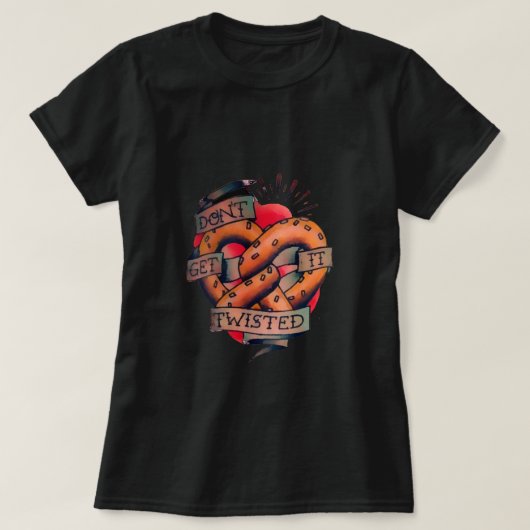 Tシャツをねじらないように Tシャツ (デザイン正面)