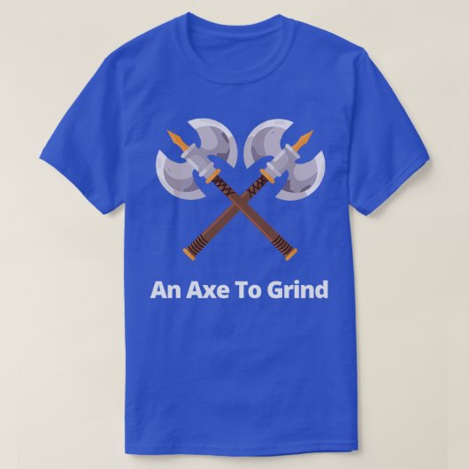 Tシャツをクラシック挽く斧 Tシャツ (デザイン正面)