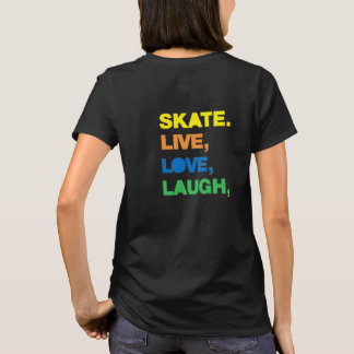 Tシャツをスケートするのが大好き Tシャツ