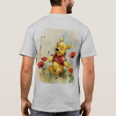 Tシャツをデザインするタトゥー100%コットン Tシャツ (裏面)