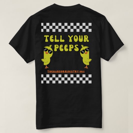 Tシャツをピープ音に鳴らす Tシャツ (デザイン裏面)
