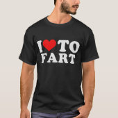 Tシャツをファルトするのが大好き Tシャツ (正面)