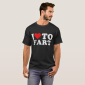 Tシャツをファルトするのが大好き Tシャツ (正面フル)