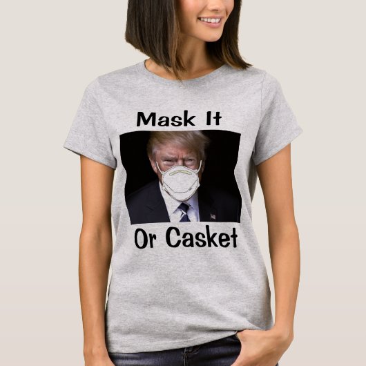 Tシャツをマスクする Tシャツ (正面)