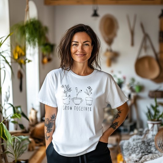 Tシャツを一緒に伸ばす Tシャツ