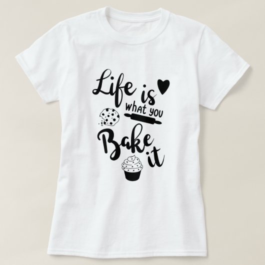Tシャツを作るのは人生だ Tシャツ (デザイン正面)