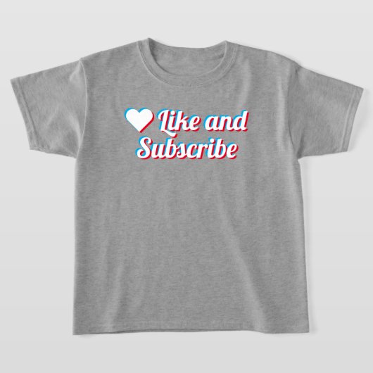 Tシャツを好きで購読する Tシャツ (レイダウン)