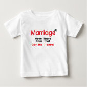 Tシャツを得た結婚そこにされる ベビーTシャツ (正面)