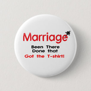 Tシャツを得た結婚そこにされる 缶バッジ