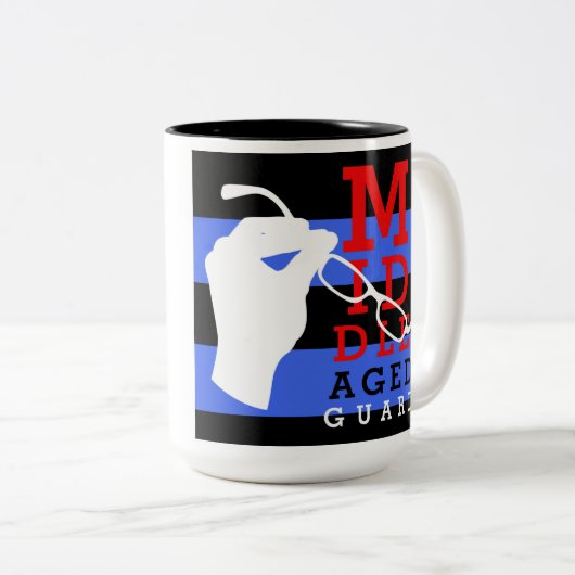 Tシャツを得ましたか。 これを得て下さい ツートーンマグカップ (正面右)