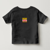 Tシャツを恐れずに夢見る トドラーTシャツ (裏面)