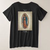 Tシャツを恐れない プラスサイズTシャツ (デザイン裏面)