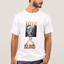 Tシャツを愛好する盲目の恋人
